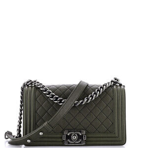 Chanel Old Medium Boy Flap Bag